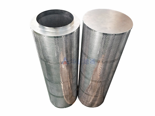 定制顆?；钚蕴繛V筒 沖孔板外骨架過(guò)濾芯